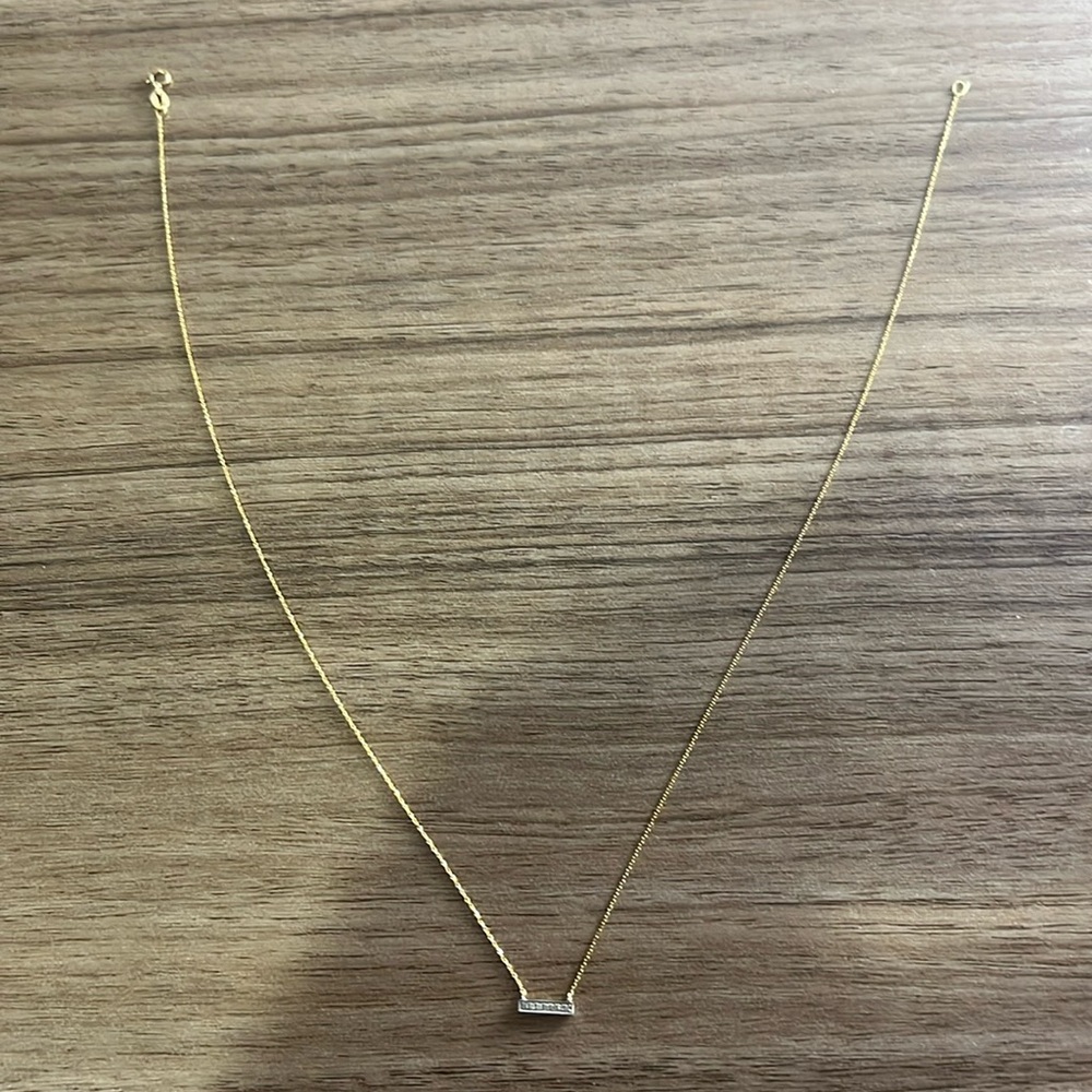 14k Gold Thin Necklace